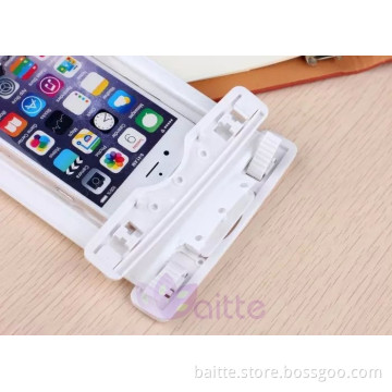 Touchscreen EVI material use underwater for choice waterproof phone pouch